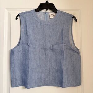 TWP Wesc Light Blue Denim Tank Top